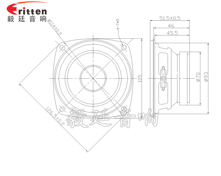 78mm15w內(nèi)磁全頻喇叭成品圖